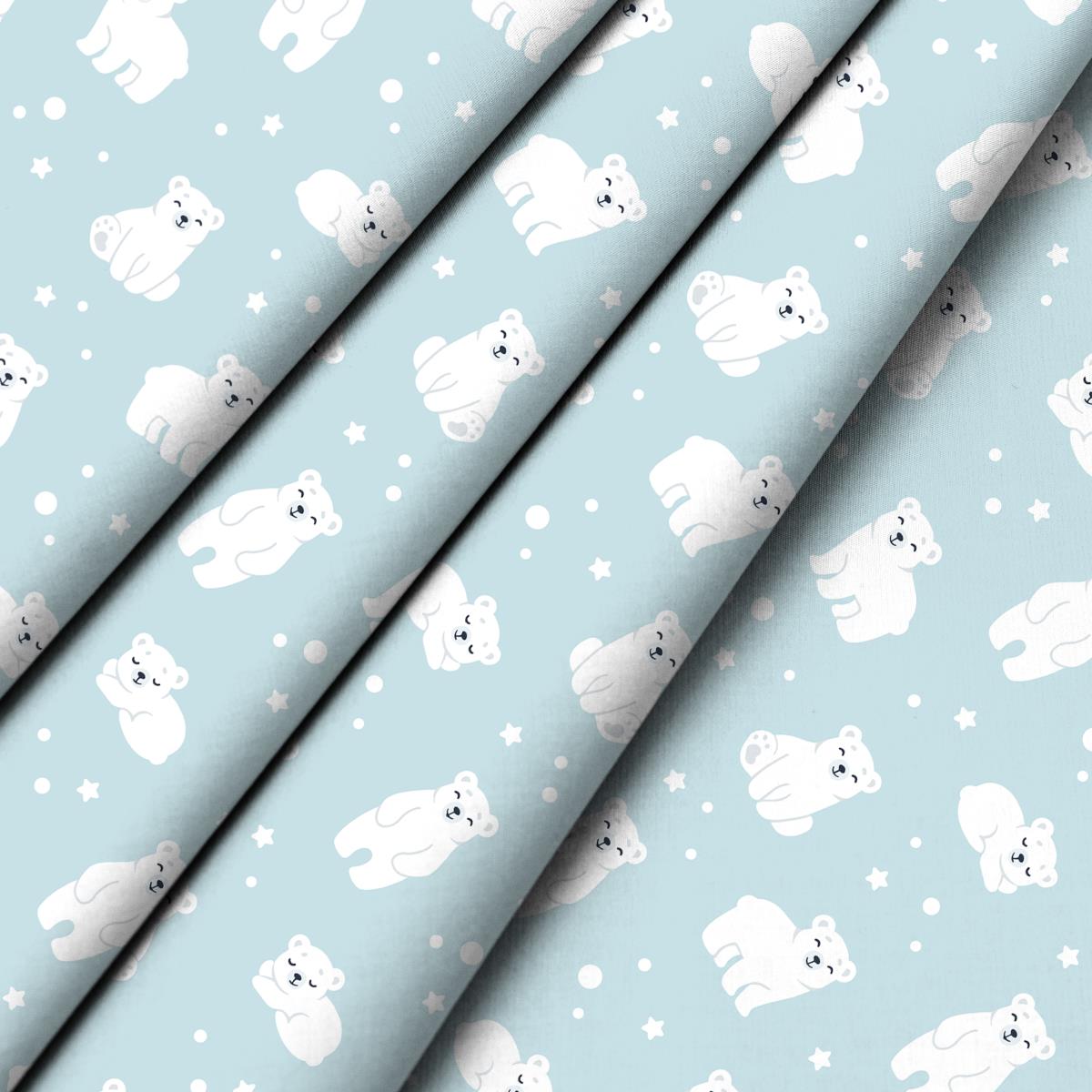 Перкаль 150 см наб 13386-1 Белый мишка