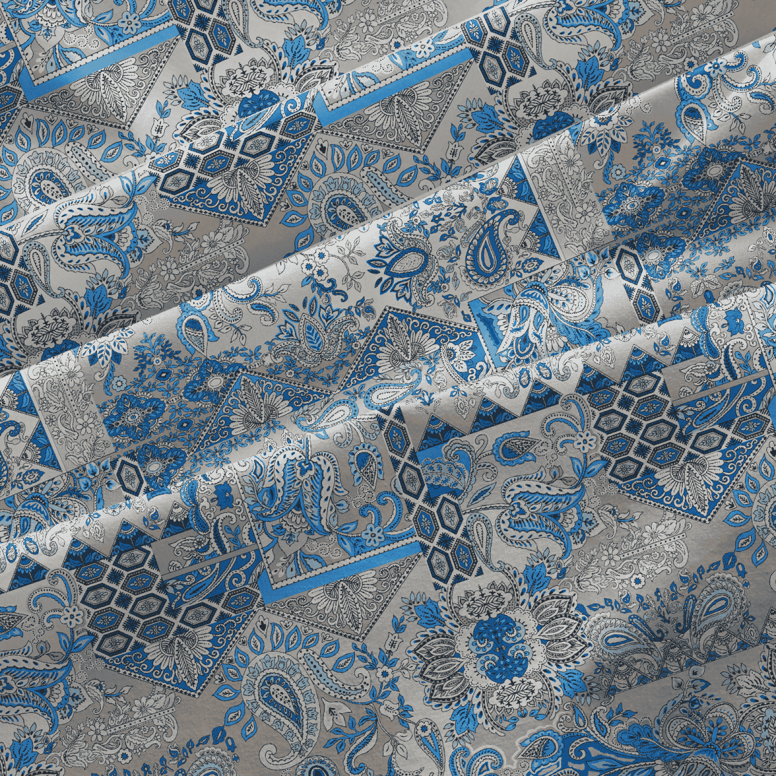 Бязь Премиум 220 см наб 72068-2 Новое пейсли