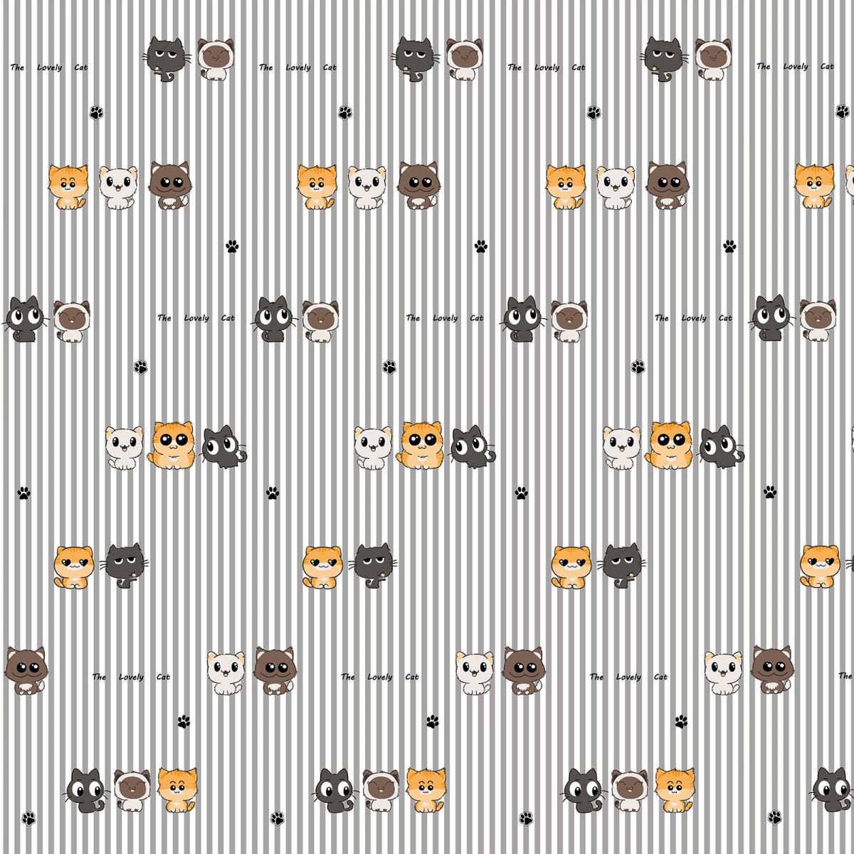 Перкаль 220 см 7176-1 Котята
