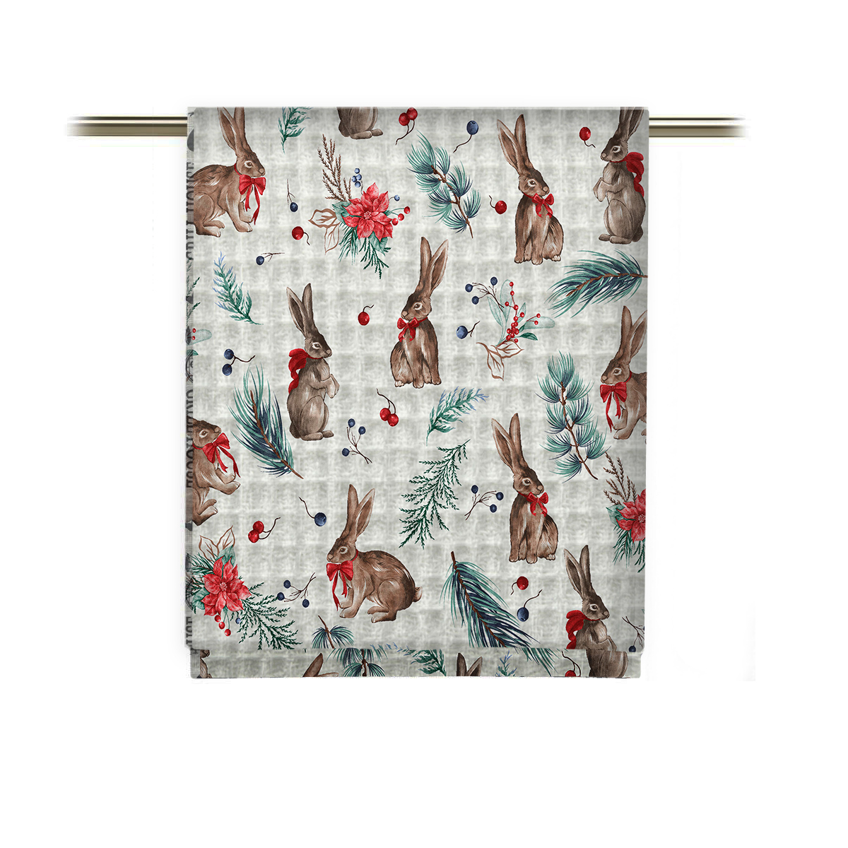 Комплект вафельных полотенец Fine Line 62034-1 Рождество