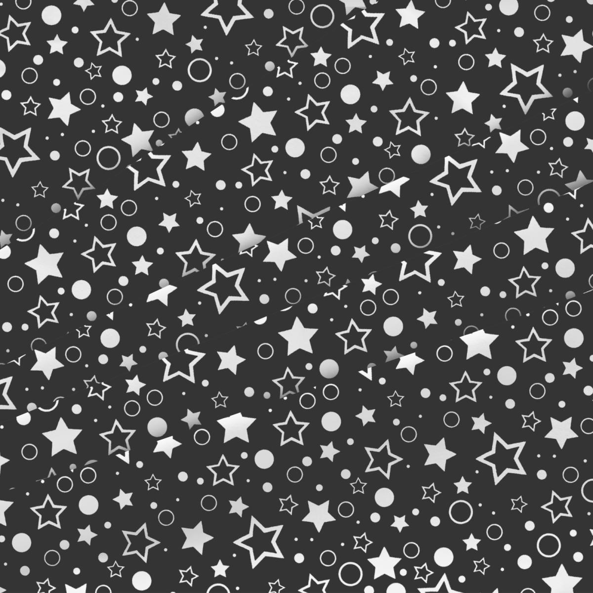 Перкаль 150 см наб 64016-3 Белое ассорти на черном
