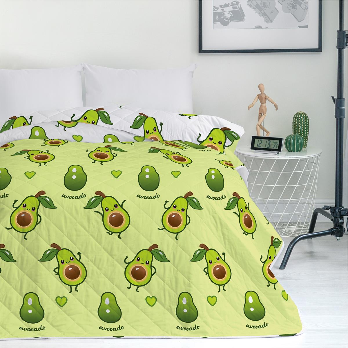 Покрывало стеганое Crazy Getup 16508-1/16508-2 Avocado