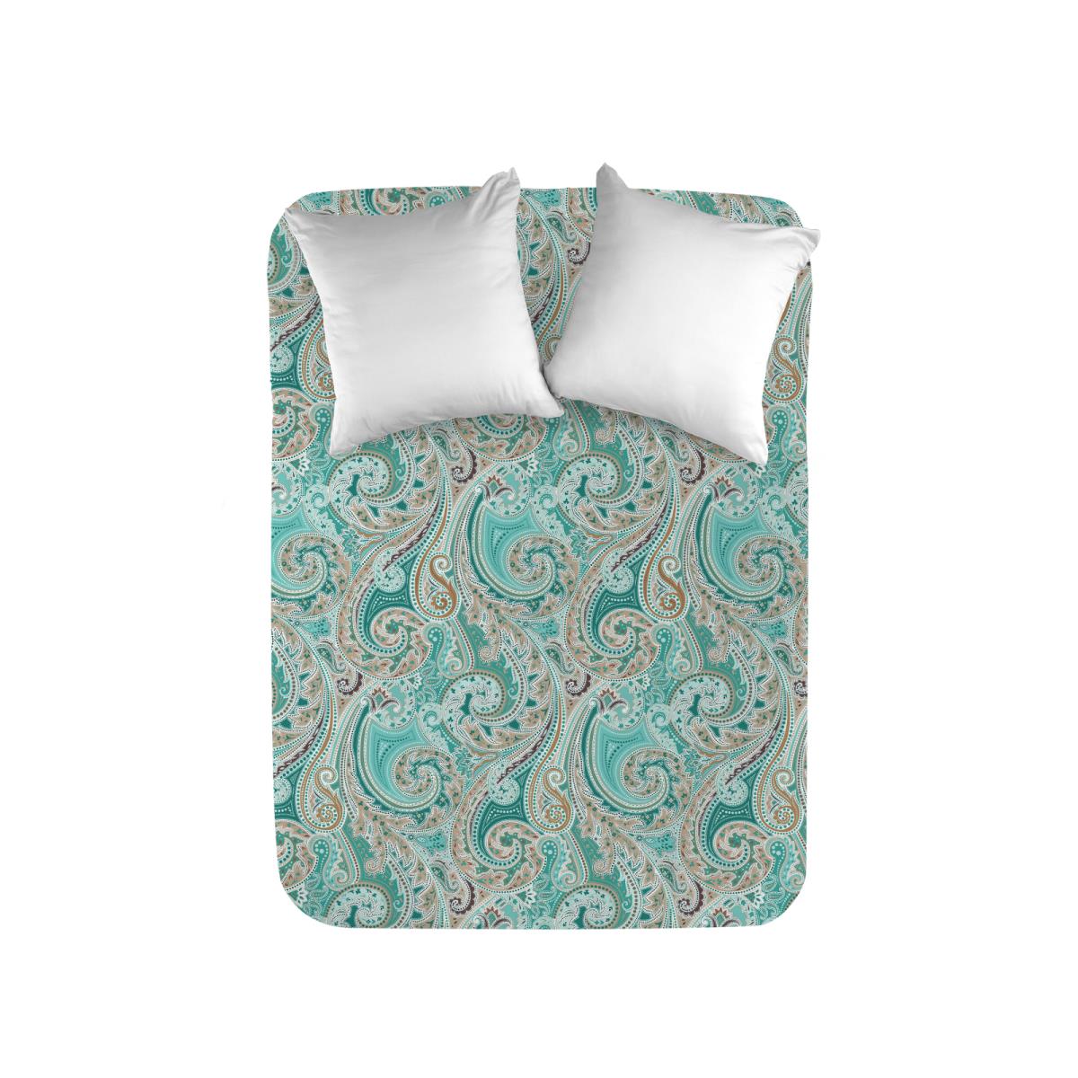 Простыня сатин С ЛЮБОВЬЮ 6935-1