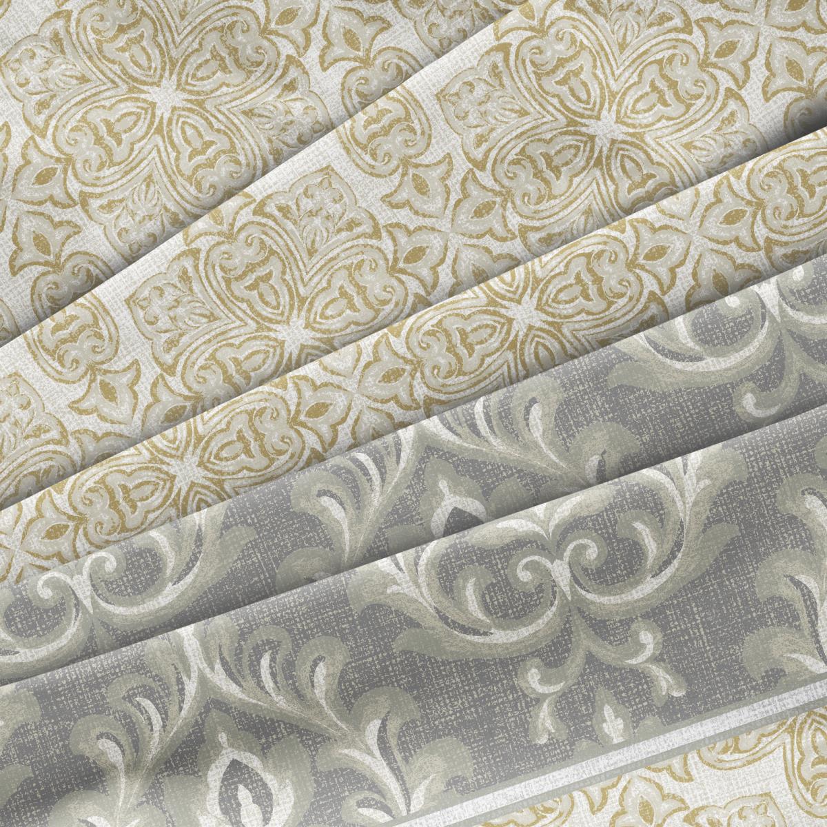 Бязь Премиум 220 см наб 40490-3 Беатрис оливковый