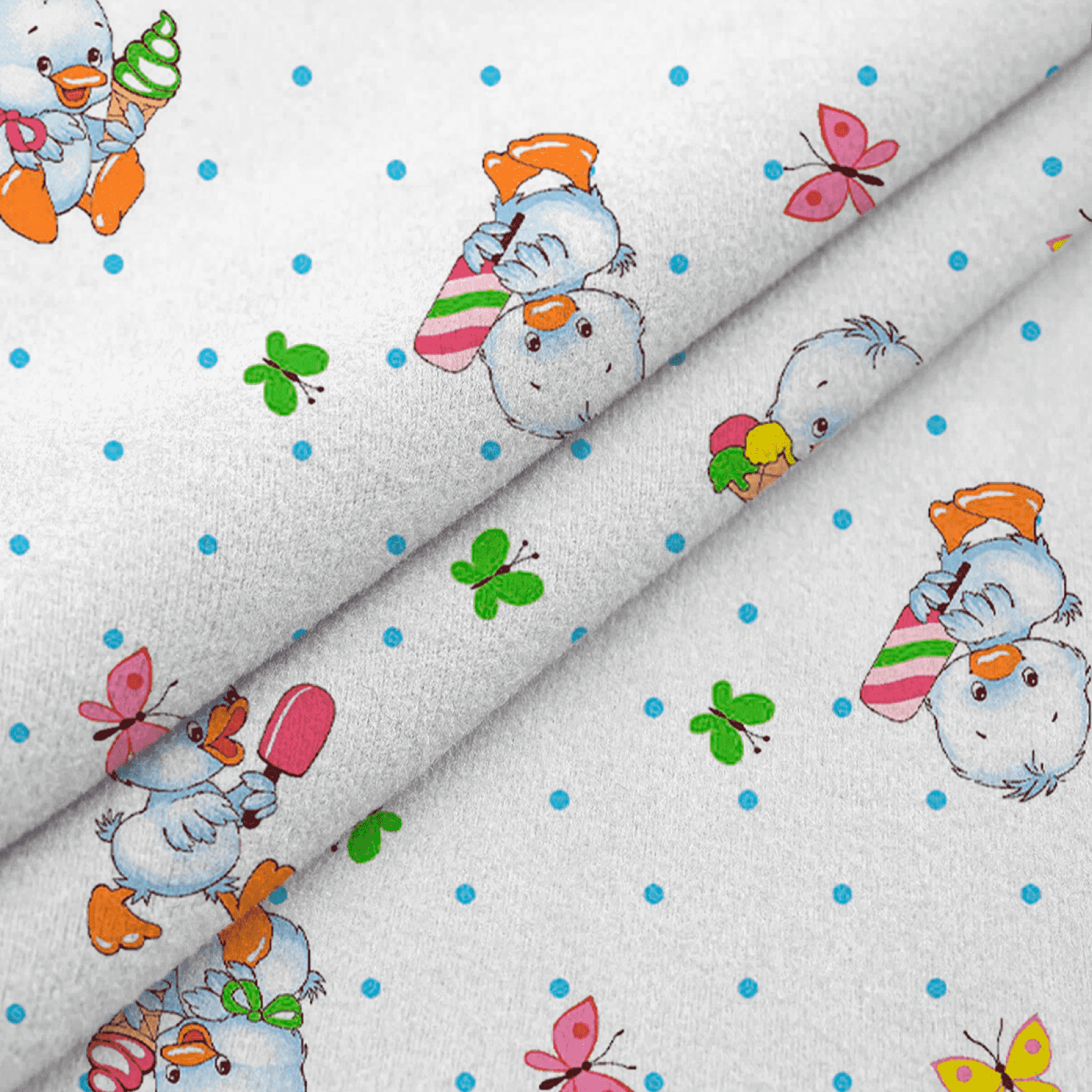 Фланель 90 см 5448-5 Утята