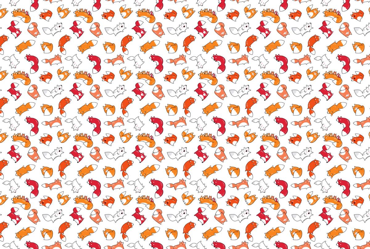 Ситец 95 см набивной 29152-1 Лисята