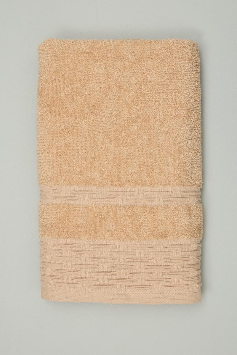 Полотенце махровое Fine Line Уютный дом, пшеничный