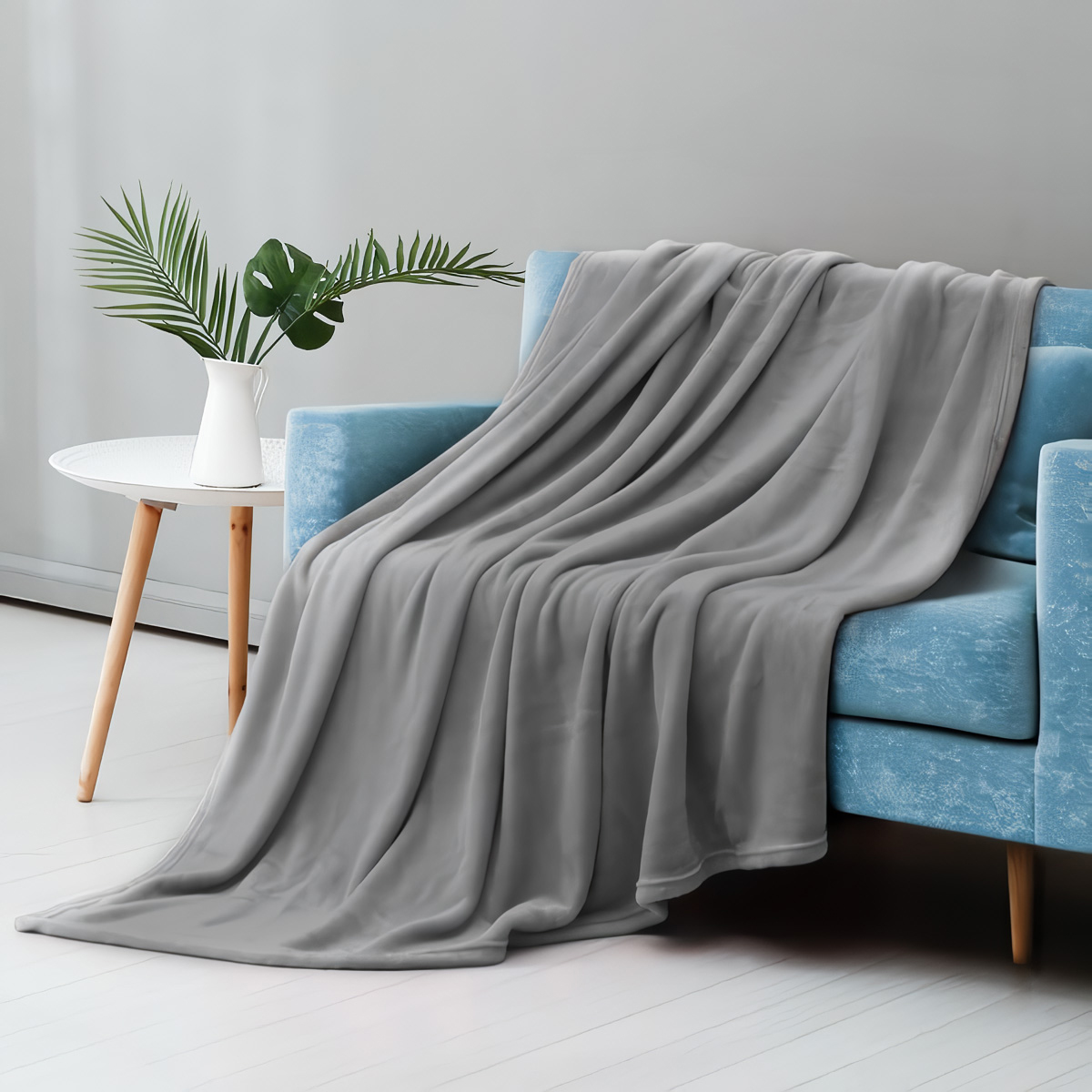 Плед велсофт WENGE Silk French Grey