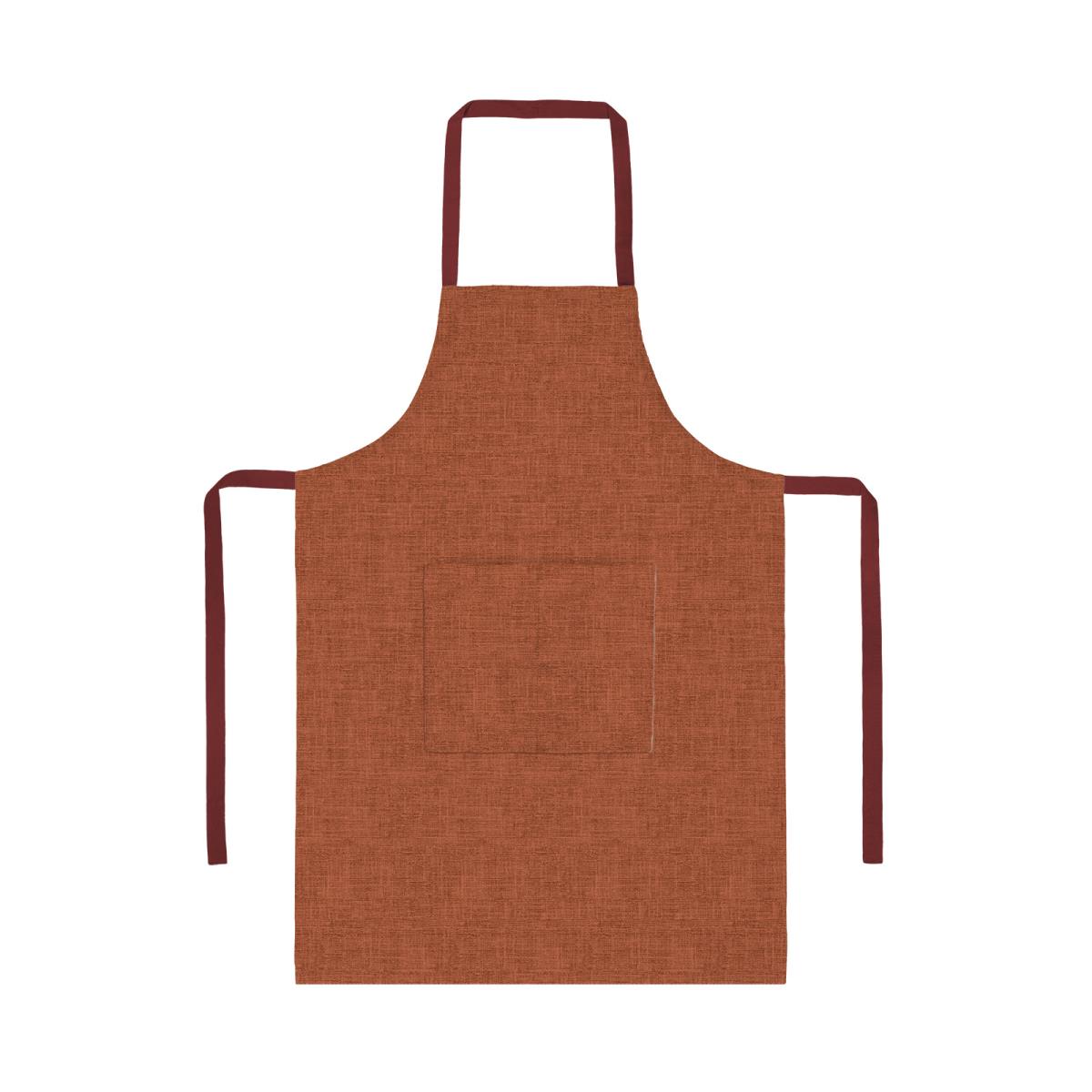 Фартук рогожка с карманом Все ДOMA/Vse DOMA 60008-20 Терракот