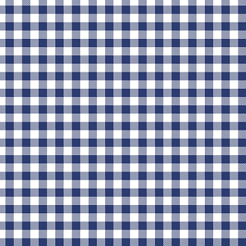 Прихватка-рукавица рогожка Fine Line 62065-1 Синяя клетка