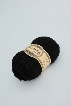 Пряжа для ручного вязания Олимпия Спарта/Olimpia Sparta цв.IR16 черный 5шт*100г