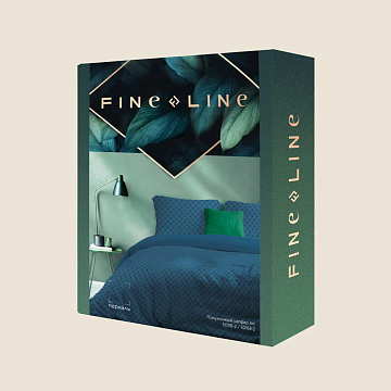 КПБ Fine Line Перкаль 50118-2/50168-2 Полуночный сапфир Арт