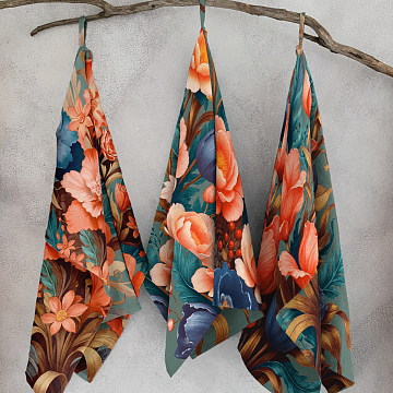 Рогожка 150 см наб арт. 904 29454-1 Цветосад