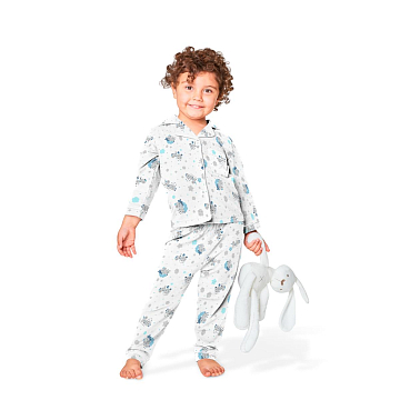 Фланель 90 см наб б/з 64077-1 Звездочет