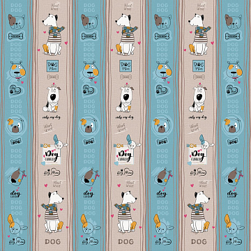 Перкаль 220 см 7175-1 Обнимашка