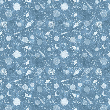 Перкаль 150 см наб 8814-1 Космос