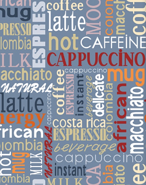 Полотно вафельное 50 см 29235-1 Кофейный стиль