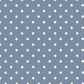 Перкаль 150 см наб 64017-7 Белые звезды на синем
