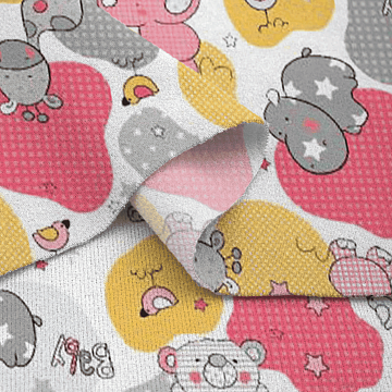 Фланель 90 см 21221-3 Звездные слоники