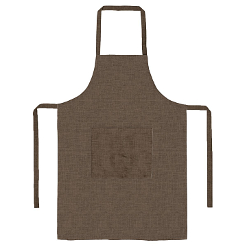 Фартук рогожка с карманом Все ДOMA/Vse DOMA 60008-10 Кофе