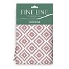 Полотенце вафельное Fine Line 62077-3 Ромбы бежево-белые