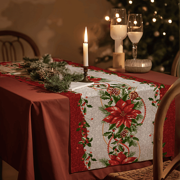 Дорожка 50 см 30028-1 Новогодняя дорожка