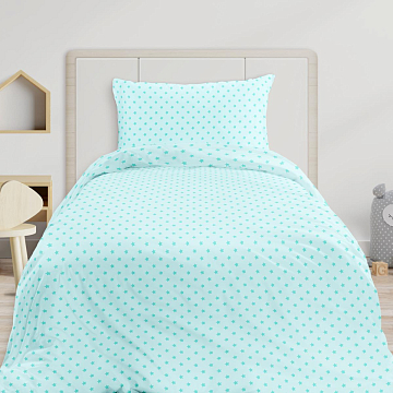 КПБ Milo by Fine Line Поплин 64017-6 Звезды на голубом