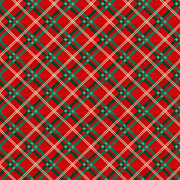 Комплект вафельных полотенец Fine Line 62037-1 Шотландка