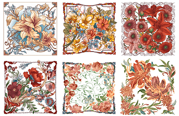 Ситец 95 см наб 29504-1 Цветония