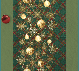 Вафельное полотно 50х220 см  Новый год