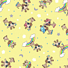 Фланель 90 см наб 64024-3 Радужные жирафики желтый