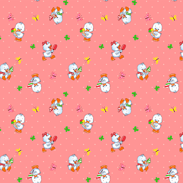 Фланель 90 см 5448-2 Утята