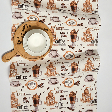 Полотно вафельное 50 см наб 5230-1 Капучино