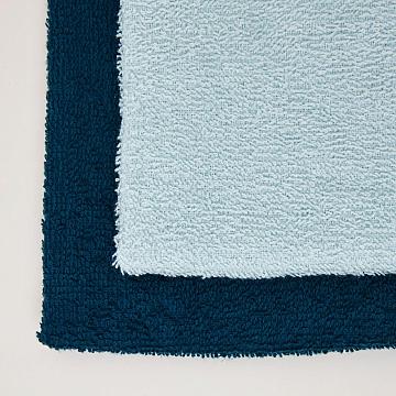 Комплект махровых полотенец Fine Line 2 синих+ 2 голубых, в подарочной корзине