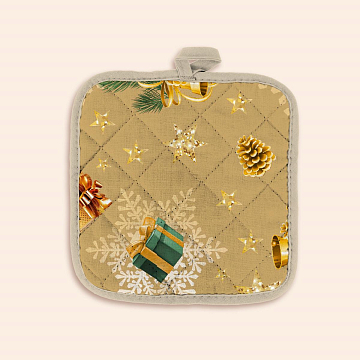 Прихватка рогожка Все ДOMA/Vse DOMA 60320-1 Сказочное Рождество