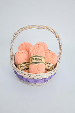 Пряжа для ручного вязания Olimpia Sparta цв.IR2 персик 5шт*100г