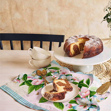 Полотно вафельное 50 см наб 29432-2 Цветочный вернисаж