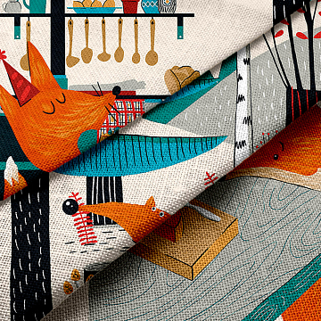 Рогожка 150 см наб арт. 904 29251-1 Сливочный лис