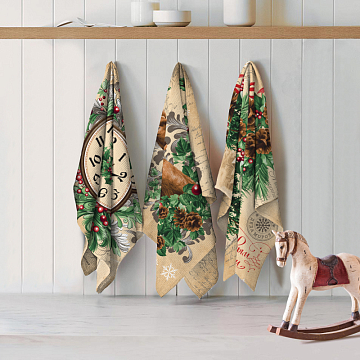 Рогожка 150 см наб арт. 904 29288-1 Чудесное время