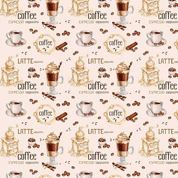 Полотно вафельное 50 см наб 5230-1 Капучино