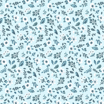 Перкаль 150 см наб 64041-2 Сильви голубой