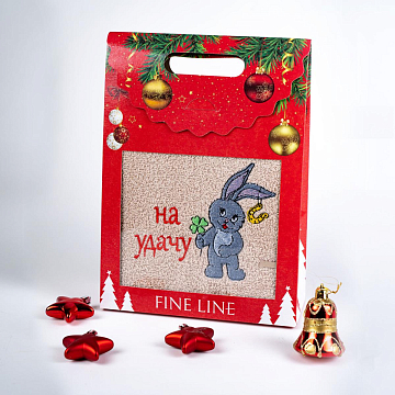 Полотенце махровое Fine Line ОМ-1 Удачливый кролик