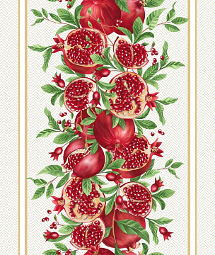 Полотно вафельное 50 см 5636-1 Гранат