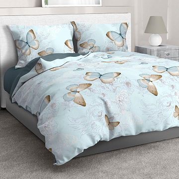 Бязь Премиум 220 см наб 50218-3 Лаверна голубой