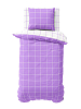 КПБ Crazy Getup 16405-3/16405-4 Grid paper Lavander
