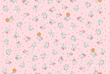 Ситец 95 см набивной 29153-3 Слоник