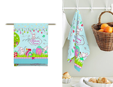 Полотно вафельное 50 см наб 5613-3 Светлая Пасха