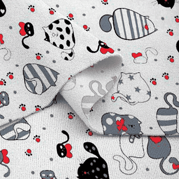 Фланель 90 см 21195-1 Кошечки