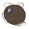 Чехол на табурет с тафтингом круглый WENGE 60008-10 Juliet coffe