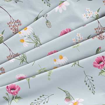 Бязь Комфорт 150 см наб 64051-1 Талли голубой